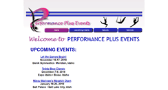 Desktop Screenshot of performanceplusevents.com